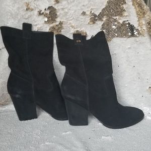 Cole Haan Black Suede Boots